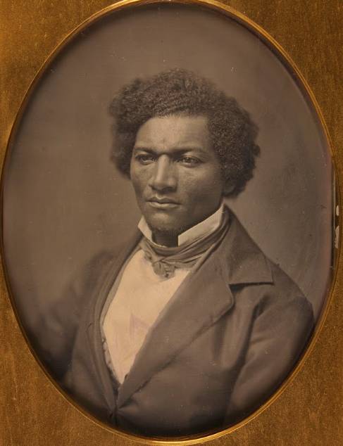 A young Frederick Douglass, portraying his age at the time of his speech in Hudson in 1854.